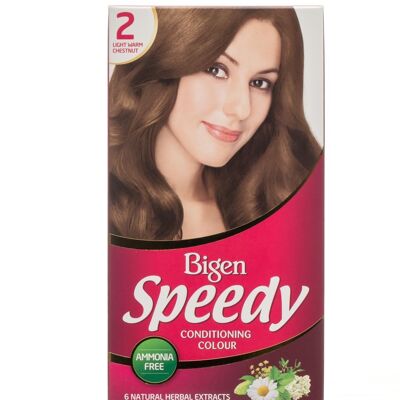 Bigen Speedy Conditioning Colour - 2 - Light Warm Chestnut - 3-Pack