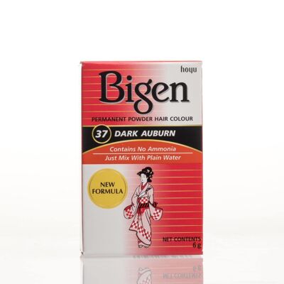 Bigen Permanent Powder Hair Color - 37 - Dark Auburn