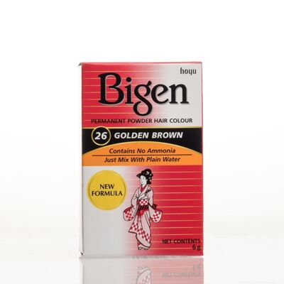 Bigen Permanent Powder Hair Color - 26 - Golden Brown