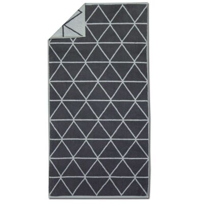 Bath mat 67 x 67 cm Triangle Graphics | 009 anthracite