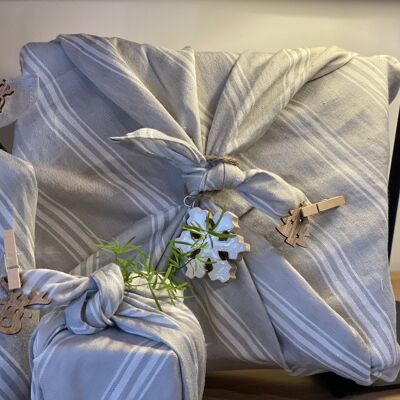 Linen Furoshiki - Papel de regalo reutilizable 70x70cm