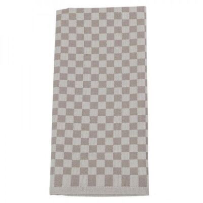 Checked tea towels - 008 brown