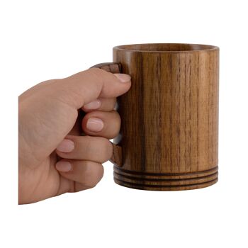 Tasse en bois japonaise faite à la main 3