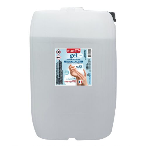 Bidon de 20 litres - Gel Hydroalcoolique Purity 703 - Sans parfum