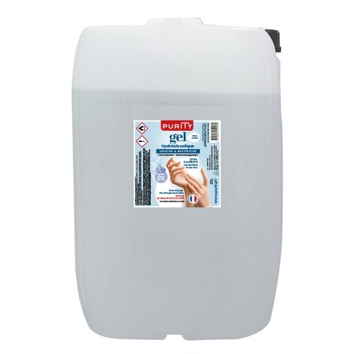 Bidon de 20 litres - Gel Hydroalcoolique Purity 703 - Parfum Fleur de Lin