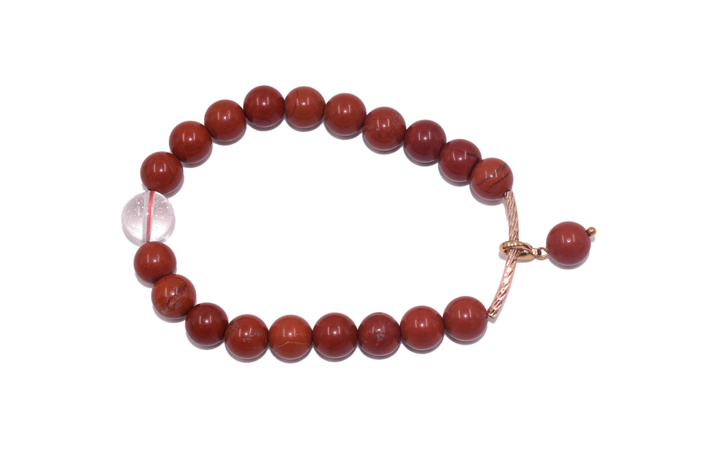 Sternzeichenarmband- Jaspis-Skorpion