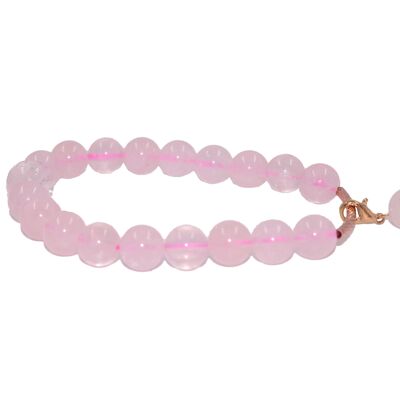 Bracelet zodiaque - quartz rose bélier