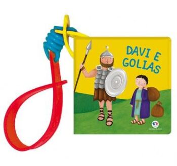 Livro com argola - para prender no carrinho - Davi e Golias 2