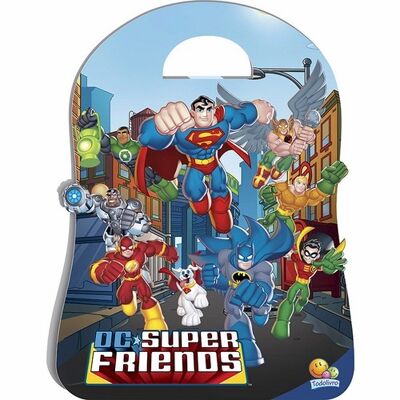 DC SUPER FRIENDS - KIT C/08 UND. - + CD | Mala especial
