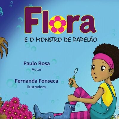 Flore et monstro de papelão