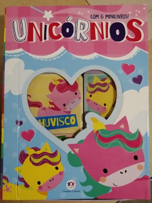 Unicornios - box com 6 livrinhos cartonados
