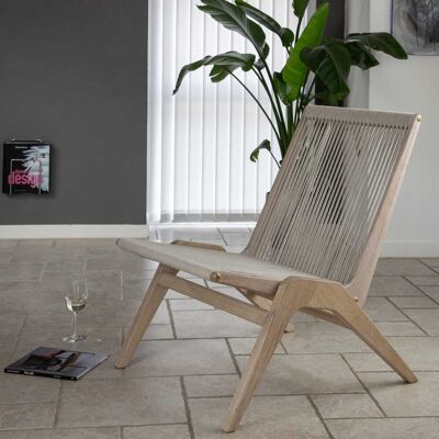 X-Chair, White Oak / Beige