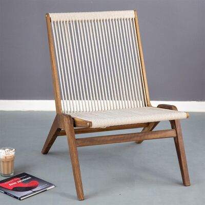 X-Chair, Smoked Oak / Beige cords