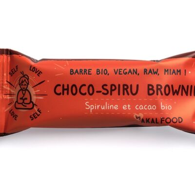 Barre choco-spiru brownie