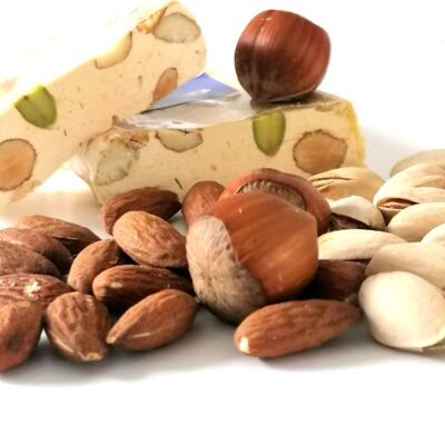 nougat royal, (amandes, pistaches, noisettes)