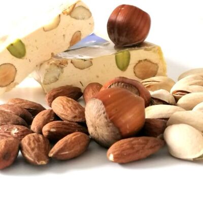 royal nougat, (almonds, pistachios, hazelnuts)