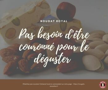 nougat royal, (amandes, pistaches, noisettes) 3