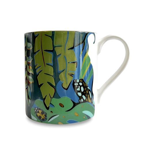 Mug with 22ct Gold - Tropicana Luna