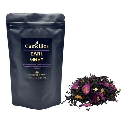 Thé Earl Grey, thé noir en vrac, 100g