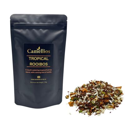 Tropical Rooibos Tea, Rooibos Loose Leaf Tea, 100g