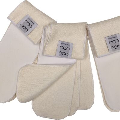 Textile Diaper Insert, size 2, 3 pcs