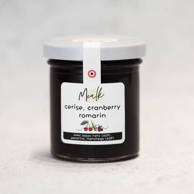Confit pour fromages cerise cranberry romarin