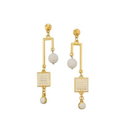 Orecchini Chiave Greca in Oro