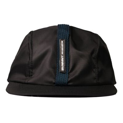 Strapped Rip stop Cap - Black / Forest