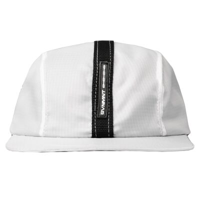 Ripstop-Kappe mit Riemen - Weiß