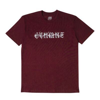 T-Shirt mit Widerhaken - Burgund