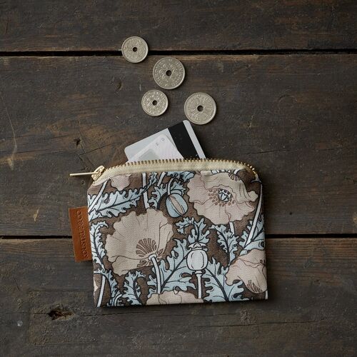 Wallet organic cotton - Poppy