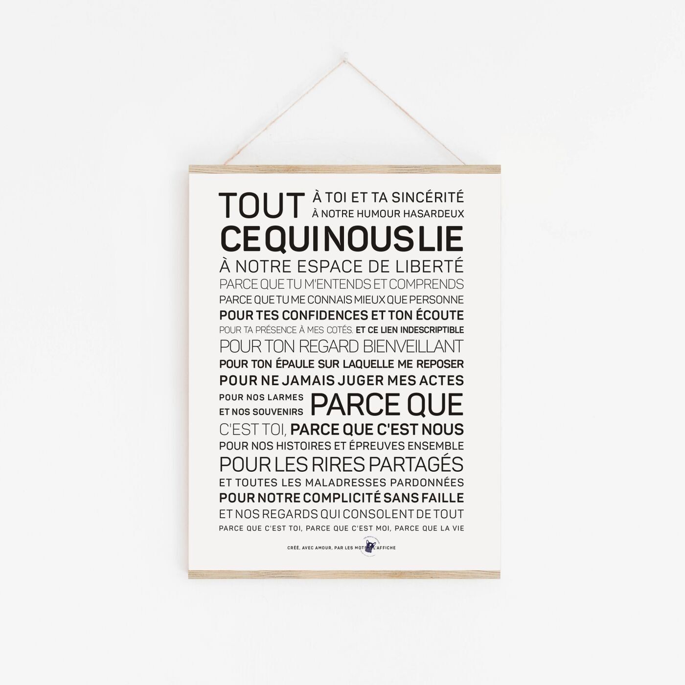 Poster Alles was uns verbindet (A2, A3, A4, A5, A6, A7)