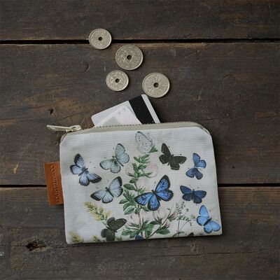 Wallet organic cotton - Butterflies