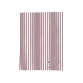 Carnet - Rayures cerise 2