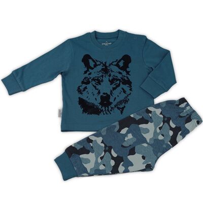 Pyjama Wolf Blauw xx