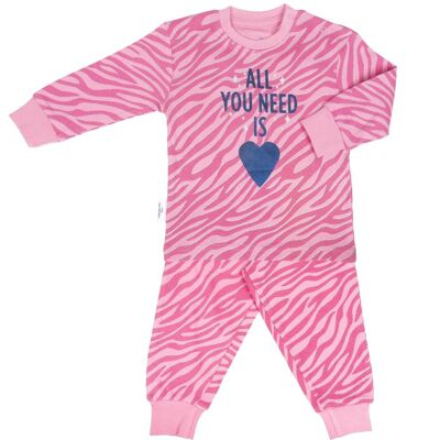 Pyjama All You Need AOP Roze