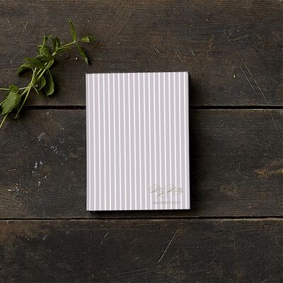 Notebook - Stripes rose