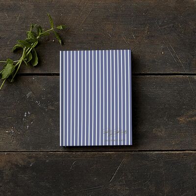Notebook - Stripes blue