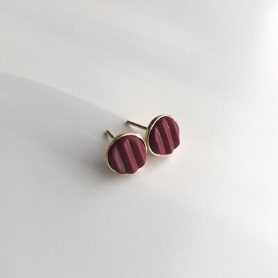 Golden Sand earrings - Garnet