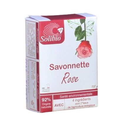 Sapone alla rosa 100g SOLIBIO