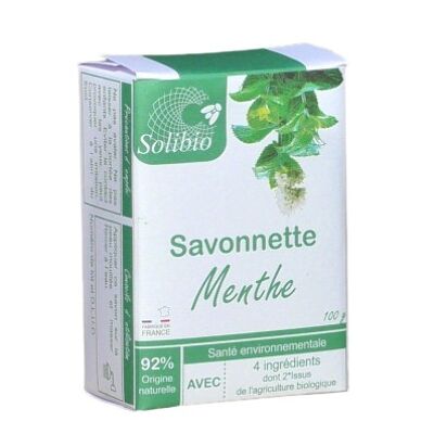 savonnette Menthe Argile Bio 100g