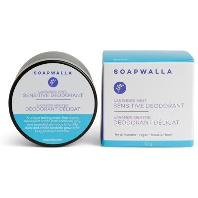 Sensitive Deodorant Cream - Lavender Mint - Standard 57 gr