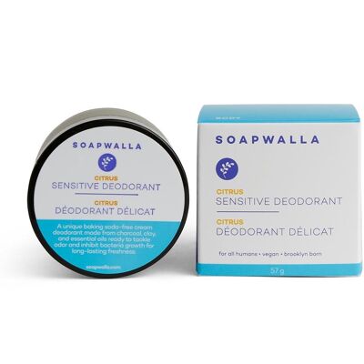 Crema Desodorante Sensible - Cítricos - Estándar 57 gr