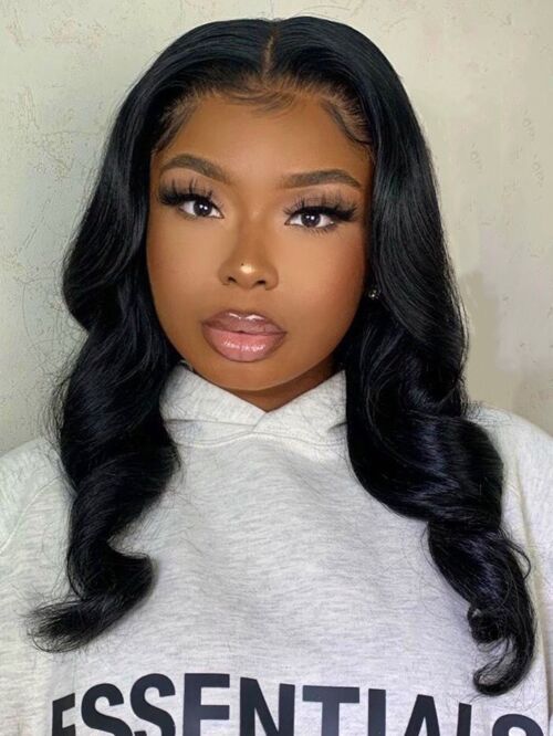 Ready To Ship: Mya Bodywave Frontal Wig (Transparent Lace) - 16" - 150 - Full Lace