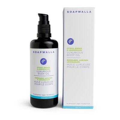 Huile Corporelle Luxueuse Agrumes, Gingembre & Citronnelle - Standard 100 ml