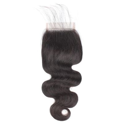 Listo para enviar: Cierre Body Wave (encaje medio) - 6 x 6 - 10 "- Medio