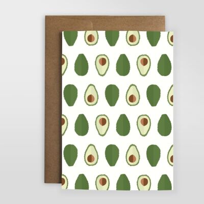 Greeting card "Avocado"