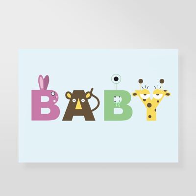 Postkarte "BABY"