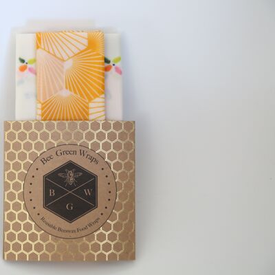 Bee Green Wraps - Lunch Set - Bud & Hex