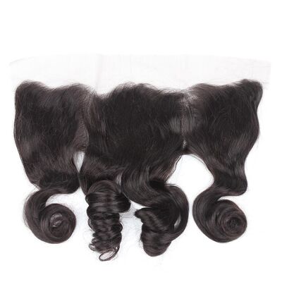 Loose Wave Frontal - 12" - Transparent - 13x4